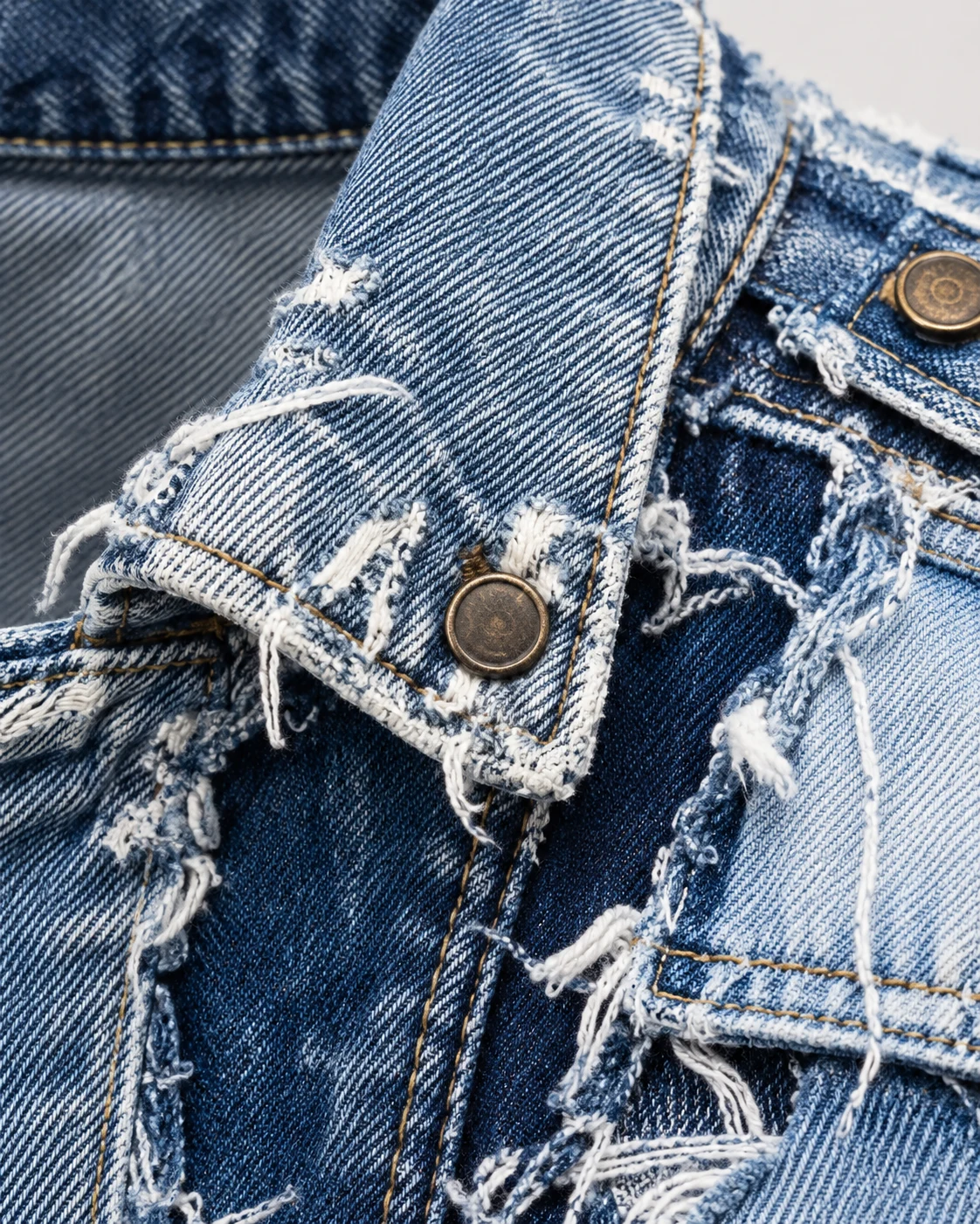 Blue Reconstructed Pocket Denim Jacket — AI design reference 4