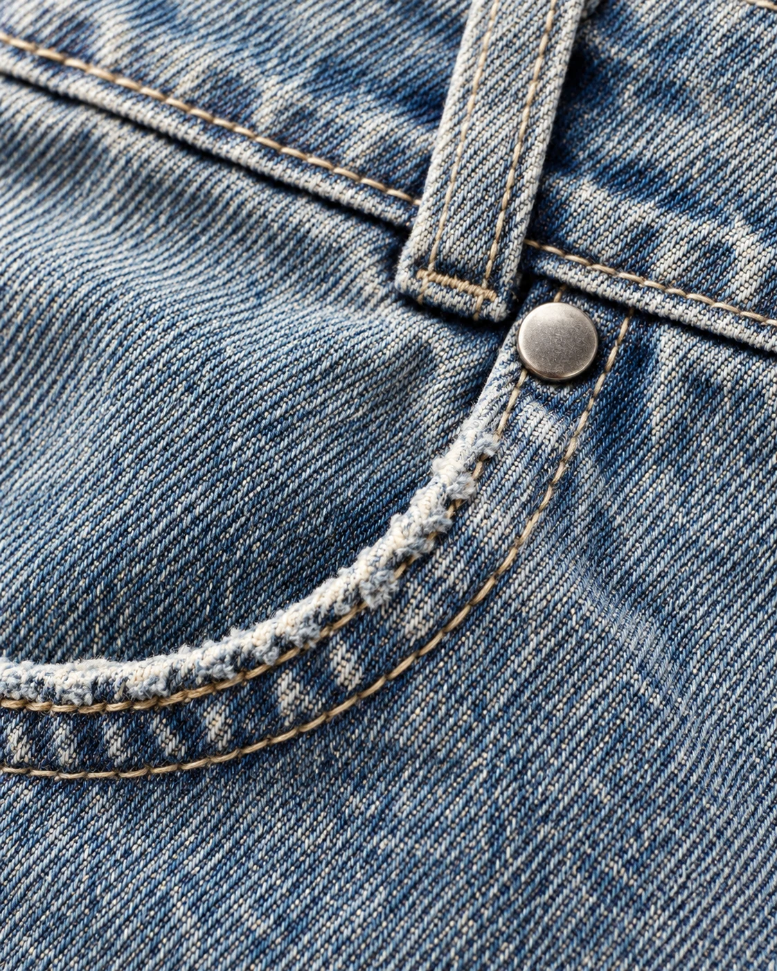 Light Blue Washed Raw-Hem Denim Shorts — AI design reference 5