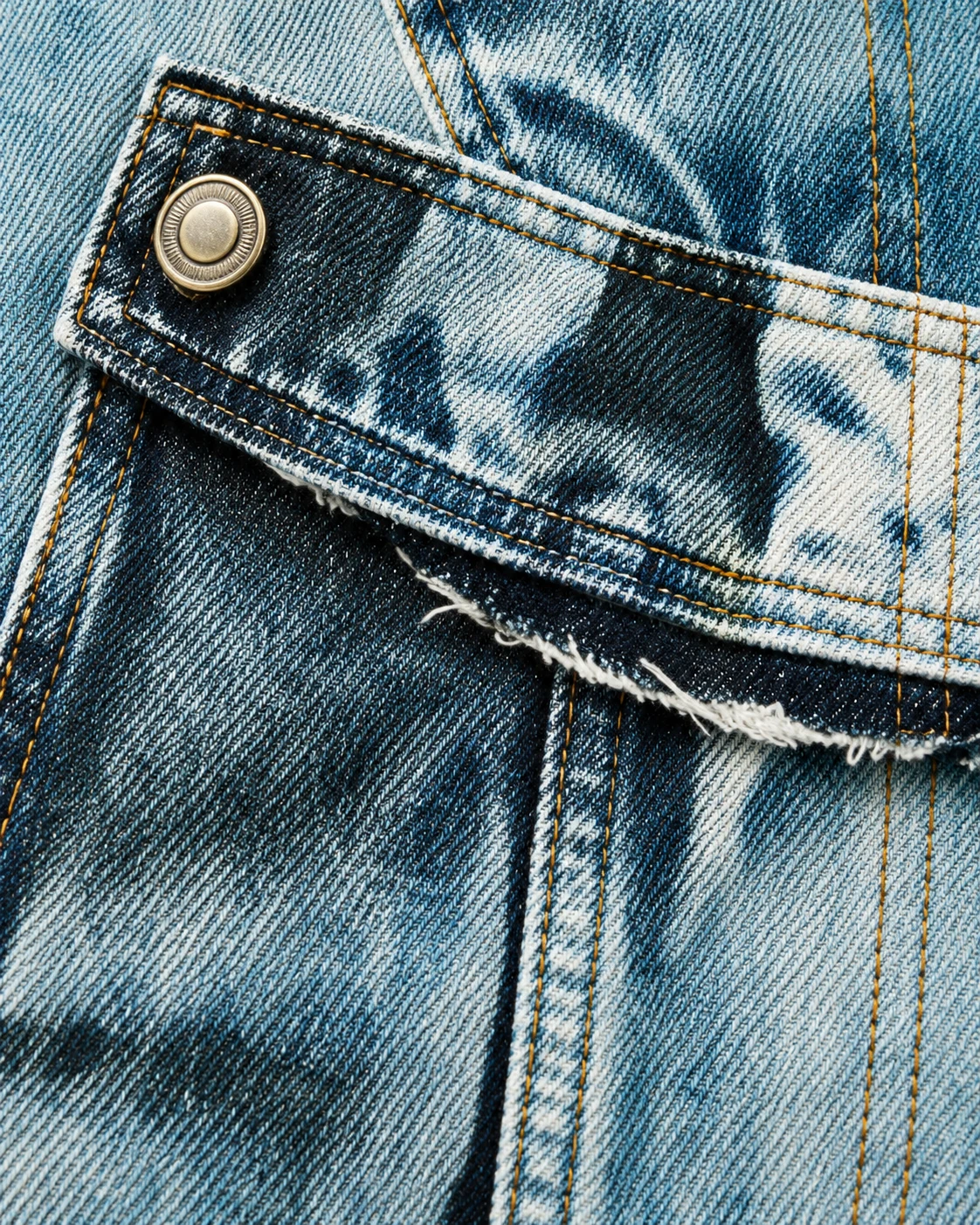 Light Blue Patchwork Cargo Shorts — AI design reference 5