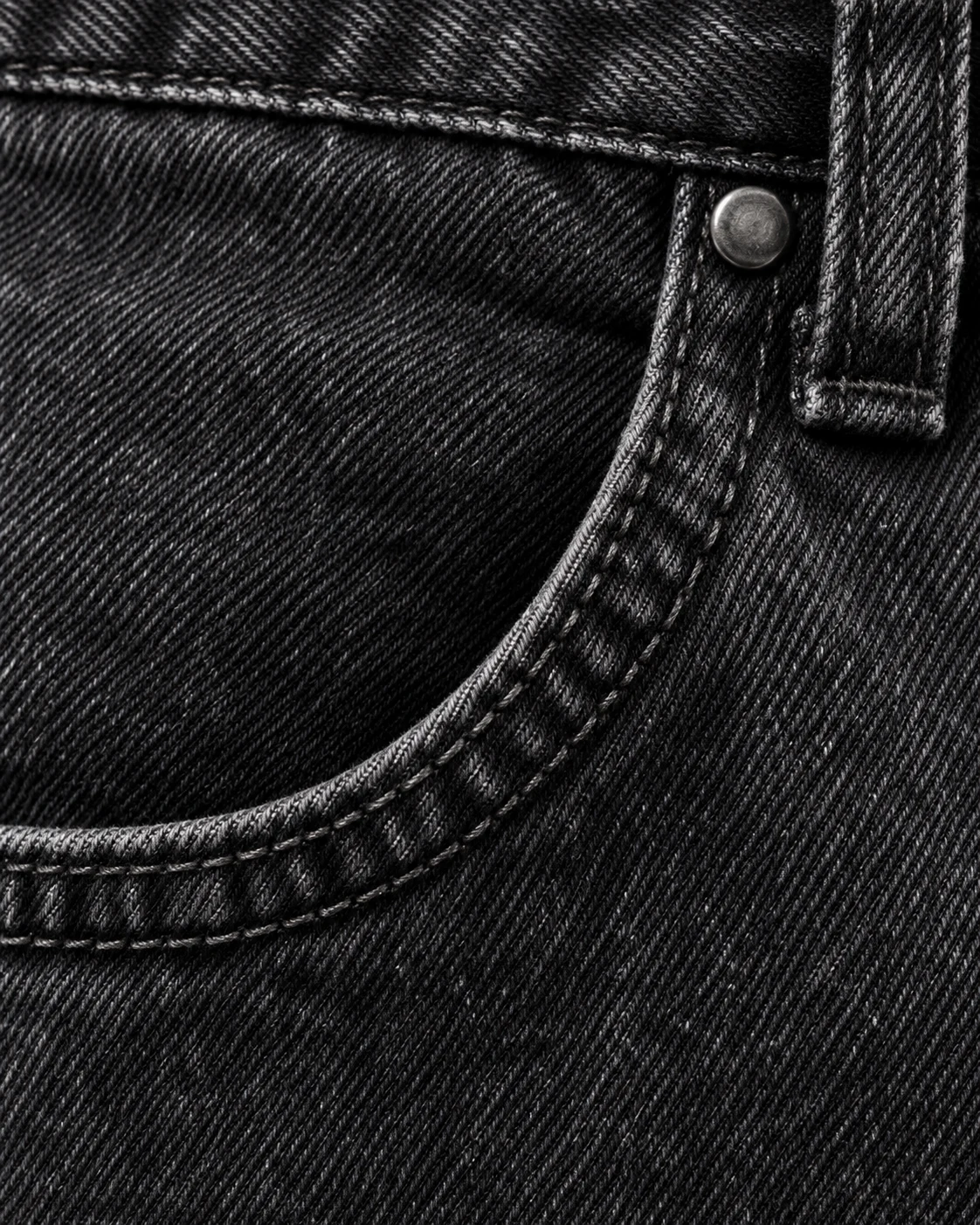 Black Straight Fit Denim Shorts — AI design reference 5