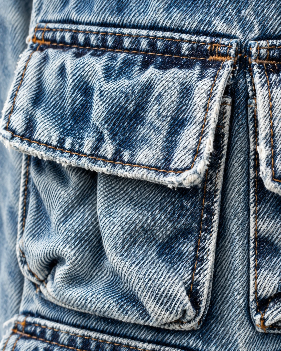 Light Blue Multi-Pocket Denim Shorts — AI design reference 5