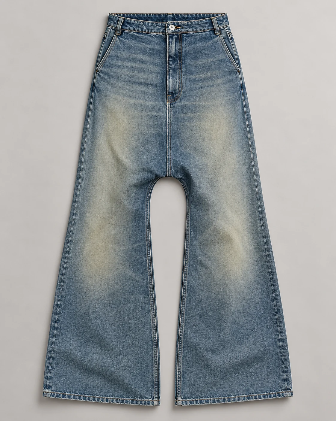 Women's Vintage Drop-Crotch Wide-Leg Jeans — AI design reference 3
